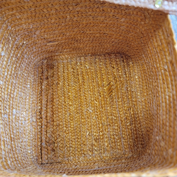 Woven Stackable Nesting Baskets Pair - Picture 7 of 9